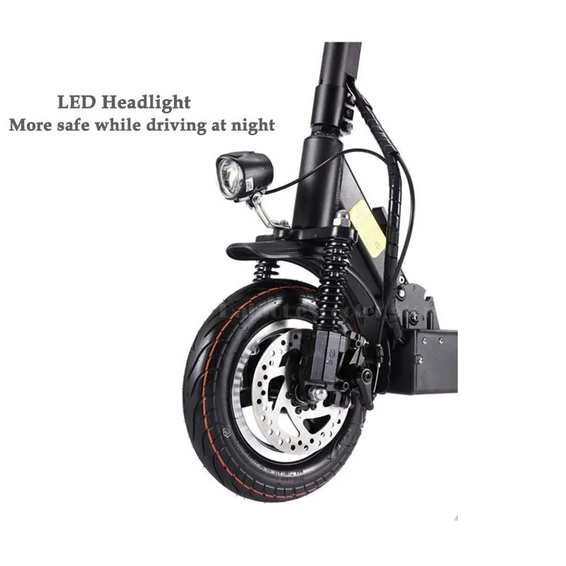 Daibot 500W Electric Bike Two Wheel Electric Scooters 10 Inch Double SuspensionBrake Portable Seat Foldable Kick Scooter Adult  (10)