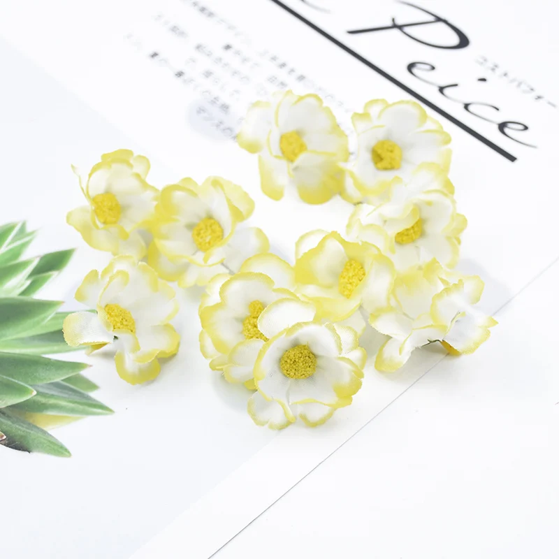 30 шт. мини сакуры diy подарки коробка конфет поддельные цветы для скрапбукинга украшения дома аксессуары Искусственные цветы