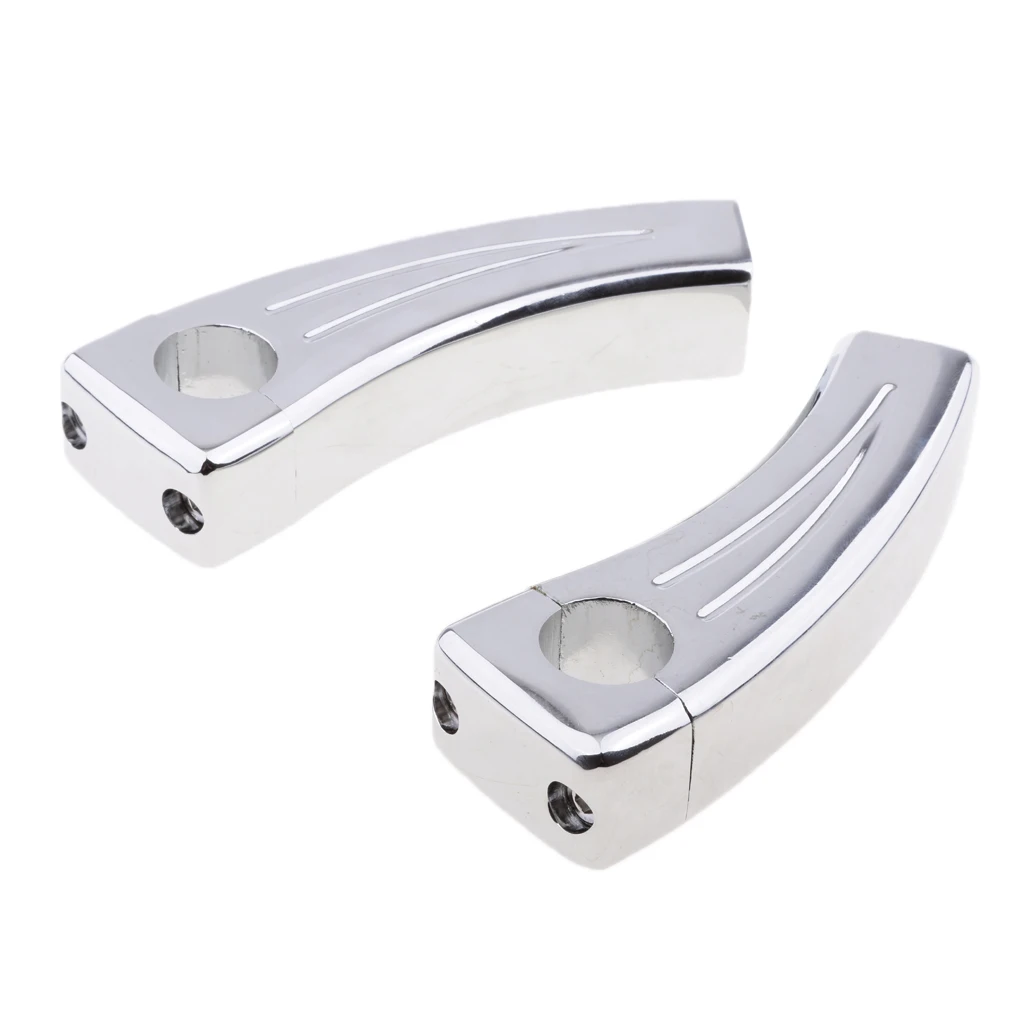 4," Хромированный руль мотоцикла откатные стояки(7/8" бар) ручные стояки стояк на заказ заготовка хром