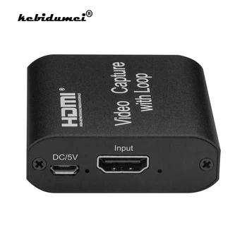 

4K 1080p Capture Card HDMI to USB 2.0 Graphics Capture Card USB 2.0 Recorder Box Device for Live Streaming Video Recording