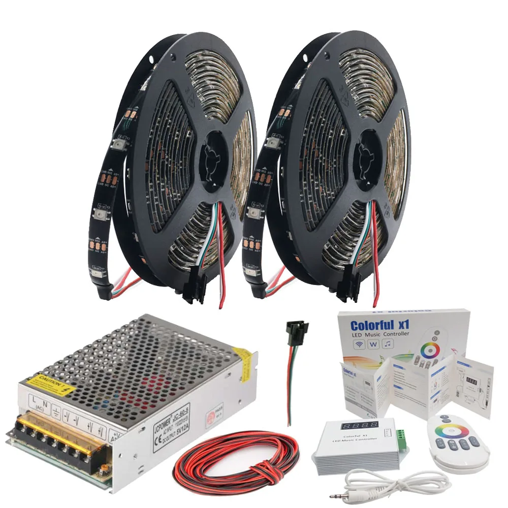 Светодиодная лента WS2812B WS2812 RGB светильник цветной x1 светодиодный музыкальный