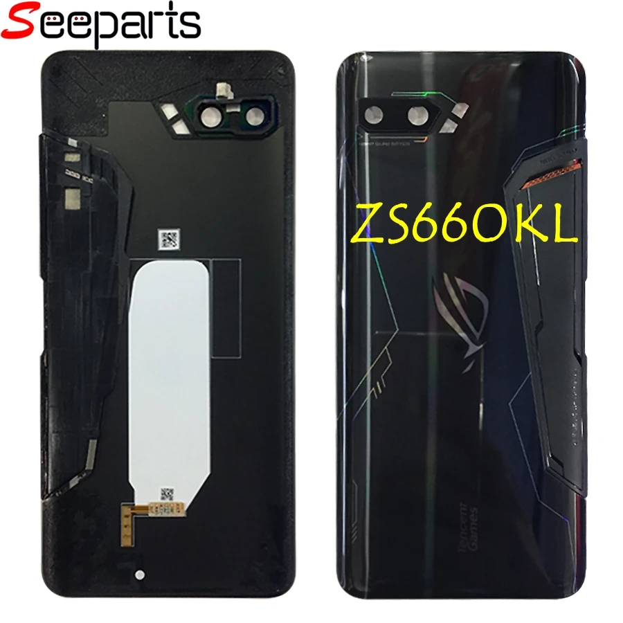 Для Asus ROG Phone II ZS660KL крышка батареи для Asus ZS660KL задняя крышка корпуса Запасные части для ASUS ROG Phone2 корпус