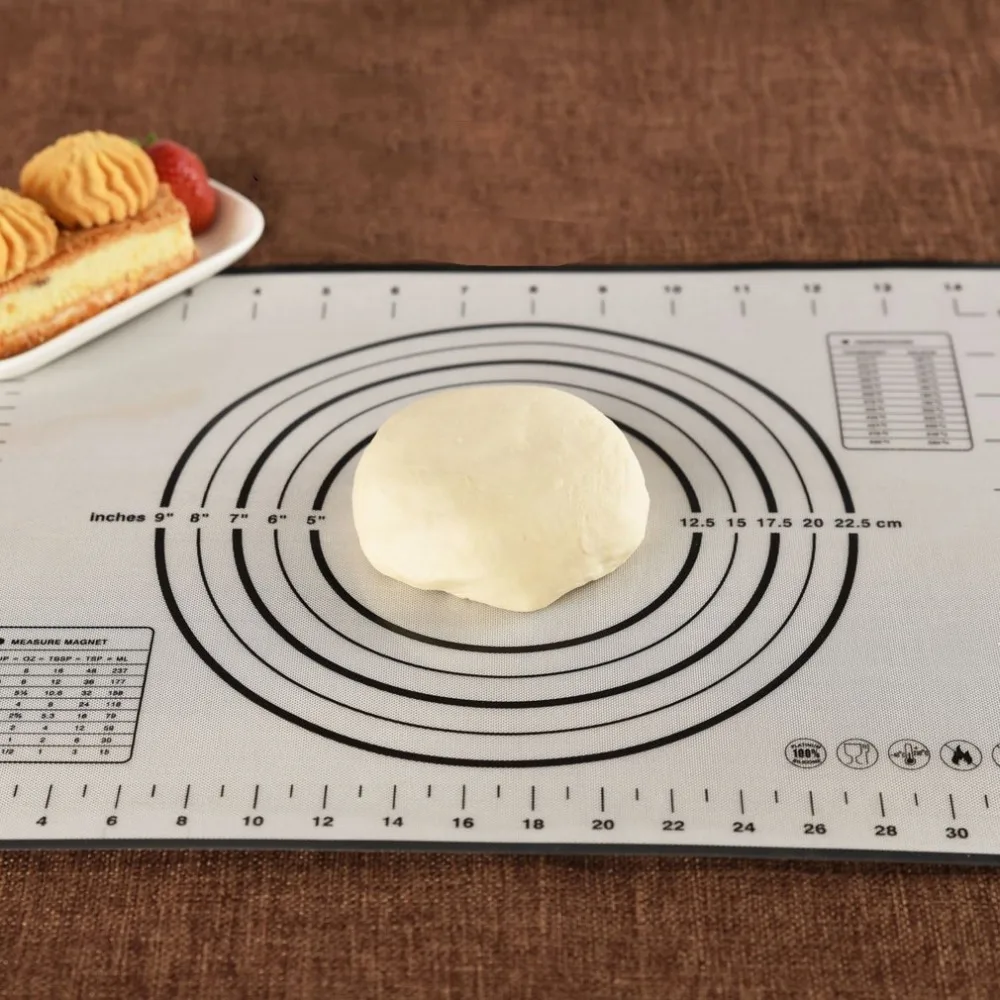 

Silicone Baking Mat Pizza Dough Maker Pastry Kitchen Gadgets Cooking Tools Utensils Bakeware Kneading Accessories