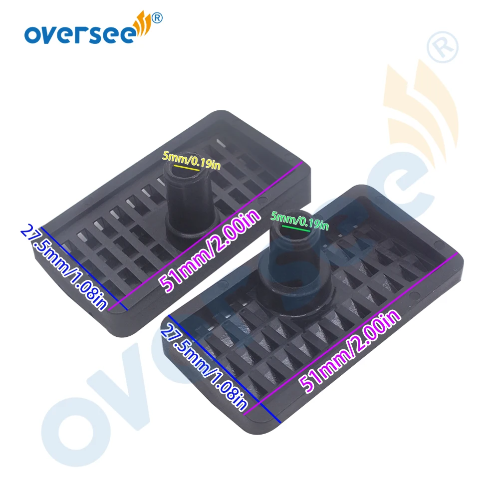 6H1-45214 & 6H1-45215 Water Inlet Covers For Yamaha Outboard Motor 2T Parsun Hidea 60HP 90HP 6H1-45214-00 & 6H1-45215-00