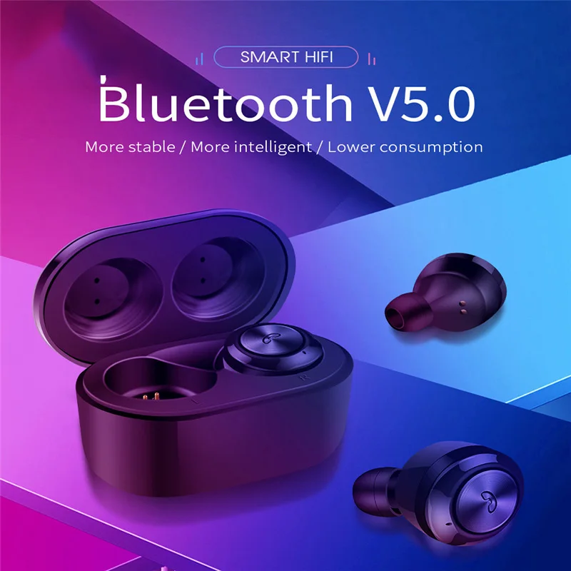 TWS A6 водонепроницаемый Sem Fio Bluetooth 5,0 Fones De Ouvido Esporte Fone de ouvido двойное шумоподавление подходит для всех моделей
