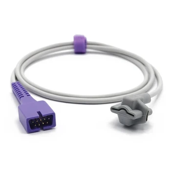 

Compatible Nellcor Oximax SpO2 Sensor Probe Infant Finger Soft-tip, 1 Meter 9 Pins