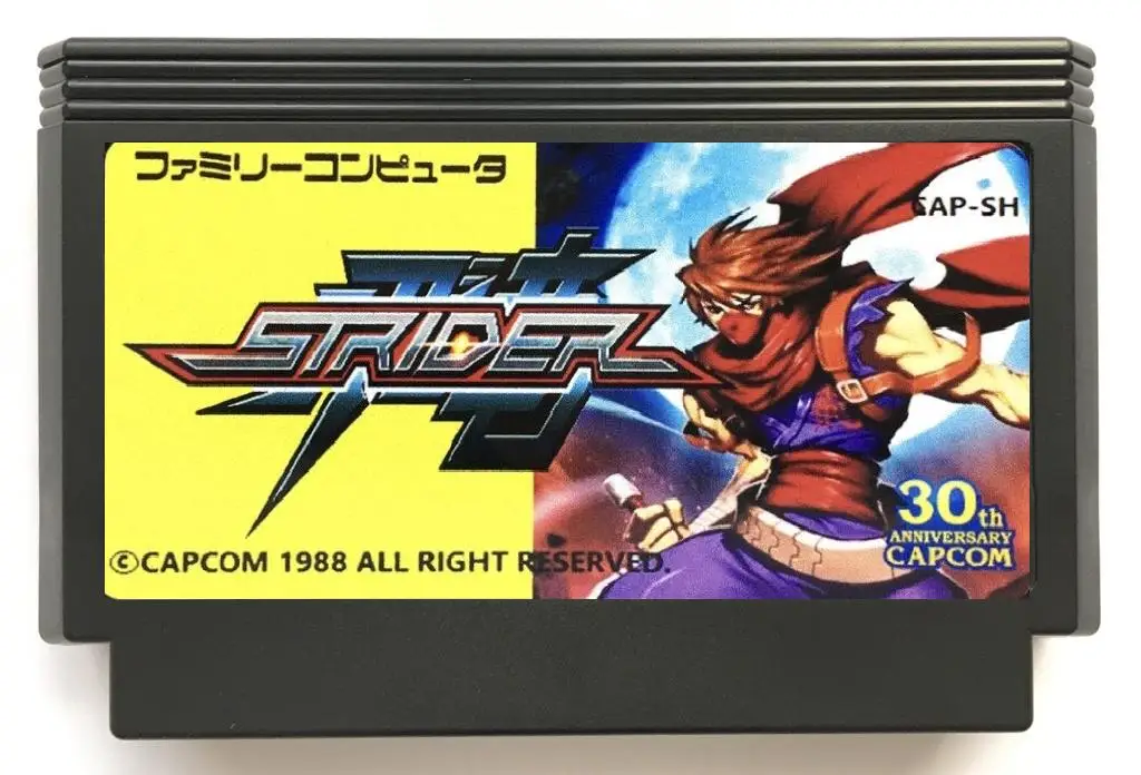 Cartucho Japonês do Jogo do Strider para o Console do fc