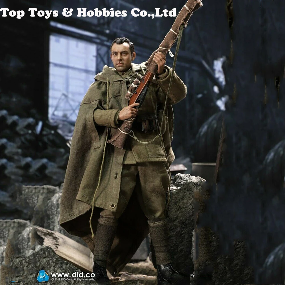 

In stock Full Set DID R80139A 1/6 WWII USSR Sniper VASILY Figure Set 12'' Male Soldier Model Set Toys for fans Collection gift