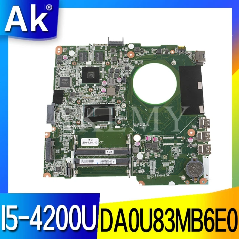 Высокое качество 734426 501 001 601 для hp 14 N материнская плата I5 4200U DSC 8670M 2GB DA0U83MB6E0 REV: E 100%