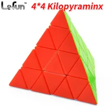 Lefun 4*4 Kilopyraminx Magico кубики треугольник кубик странной формы Пирамида 4х4 головоломка твист кубики Magico игрушки для детей