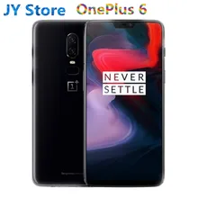 New Original Unlock Global version Oneplus 6 Mobile Phone 4G LTE 6.28" 8GB RAM 128GB Dual SIM Card Snapdragon 845 Android phone
