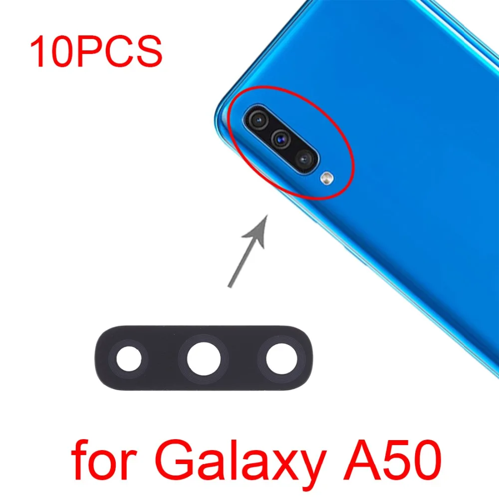10 шт. для задней камеры Galaxy объектив для Galaxy A7() A750F/DS/A50/A20/A10/A30/A40/A20