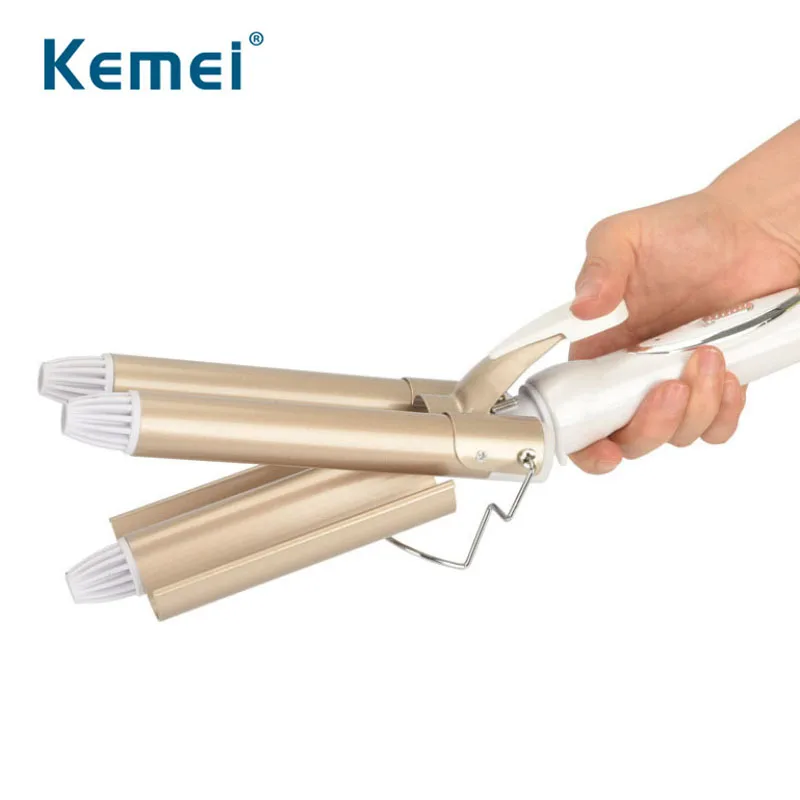 Kemei оптовая продажа щипцы для завивки торта в рулонах три палочки Яйцо ролл