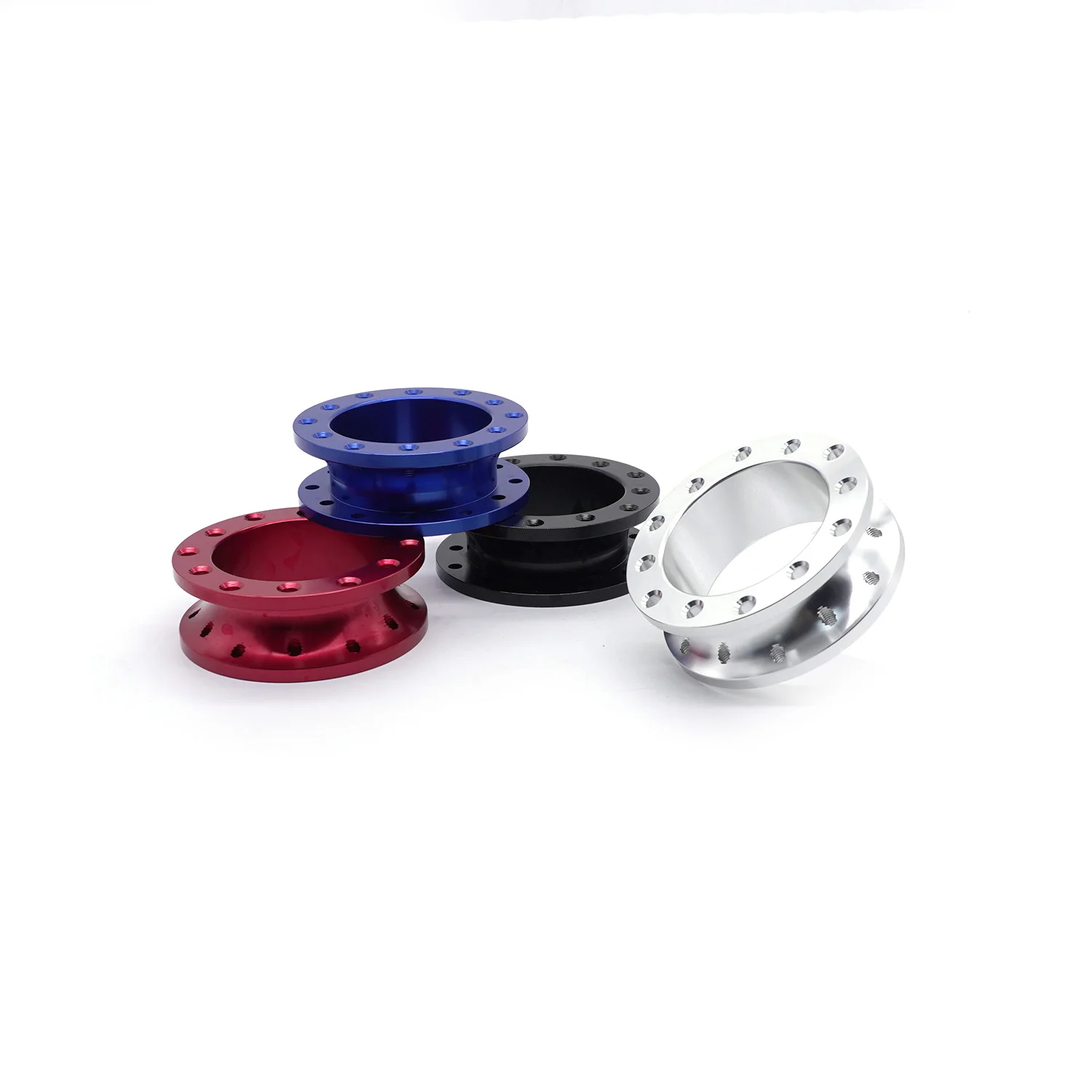 Steering Wheel Adapter Universal Car Tuning Sport Steering Wheel Spacer Adapter 30mm 50mm CNC Aluminum Fits for Racing Car Hub Boss Kit