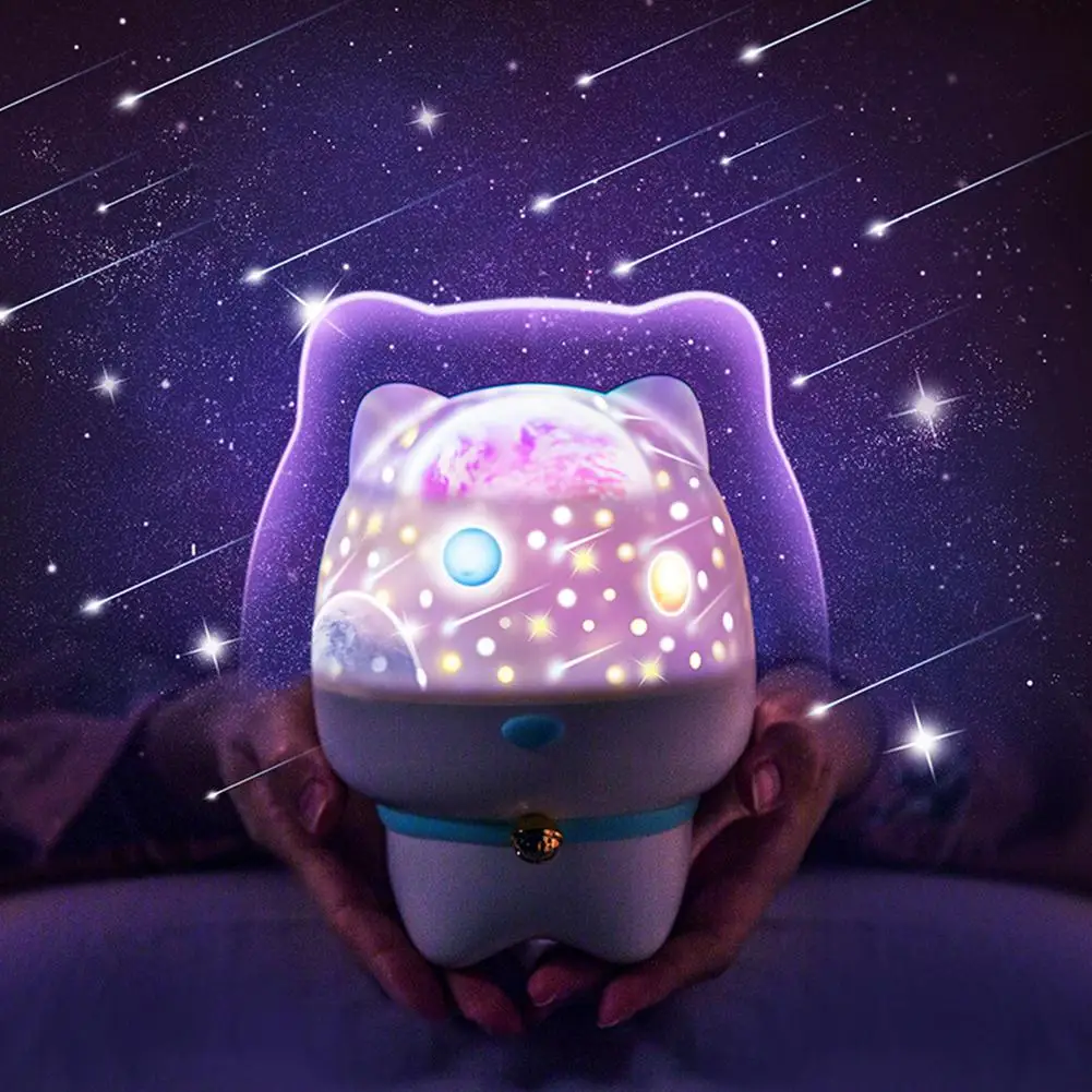 

LumiParty Romantic 360 Degree Rotating Bluetooth Remote Control LED Projector Starry Lamp Starry Bedroom Romantic Home Decor
