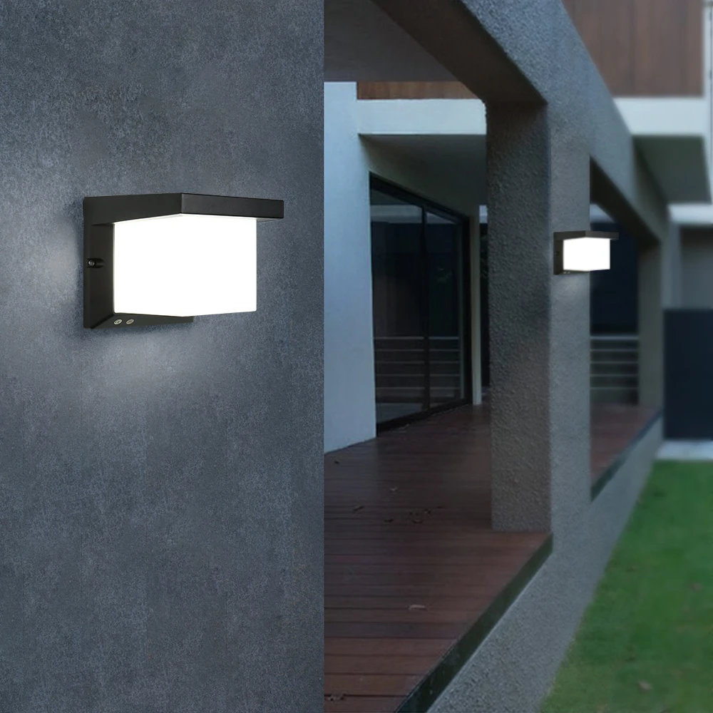 European Modern 10W Outdoor Wall Lamp Sconce 20 Led 3 Light Colors Changeable Light Control Led Outdoor Wall Lights Waterproof European Modern 10W Outdoor Wall Lamp Sconce 20 Led 3 Light Colors Changeable Light Control Led Outdoor Wall Lights Waterproof