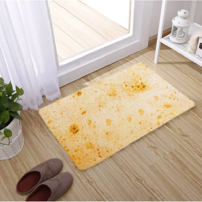 Ультра-тонкое мексиканское одеяло буррито с фланелевым прямоугольным коврик для комфорта