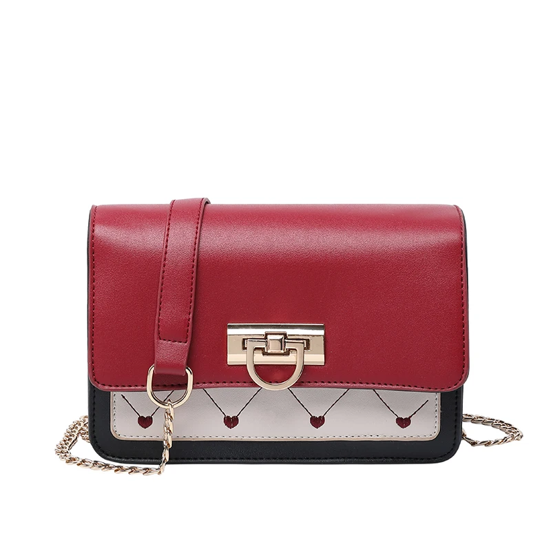 

British Fashion Simple Small Square Bag Women's Designer Handbag High-quality PU Leather Chain Mobile Phone Shoulder bags
