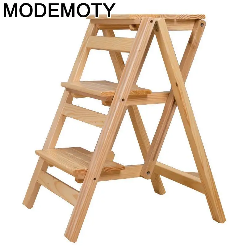 Детский стул для ванной комнаты складная деревянная лестница|Стремянки и