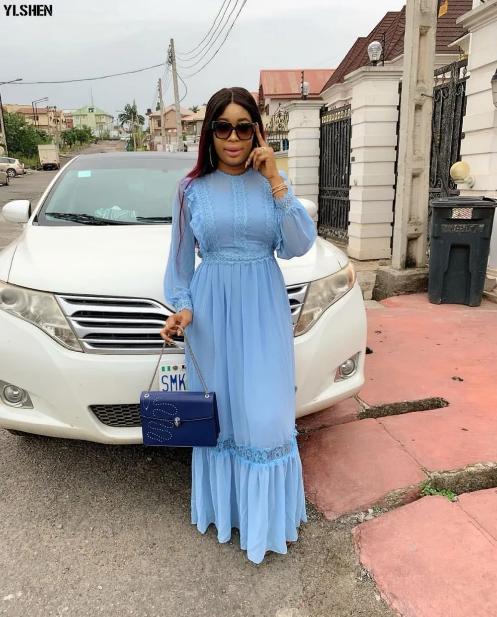 2019 African Maxi Dresses for Women Plus Size Africa Clothing Basin Riche Robe Boubou Africain High Quality Africa Dress Outfit 07