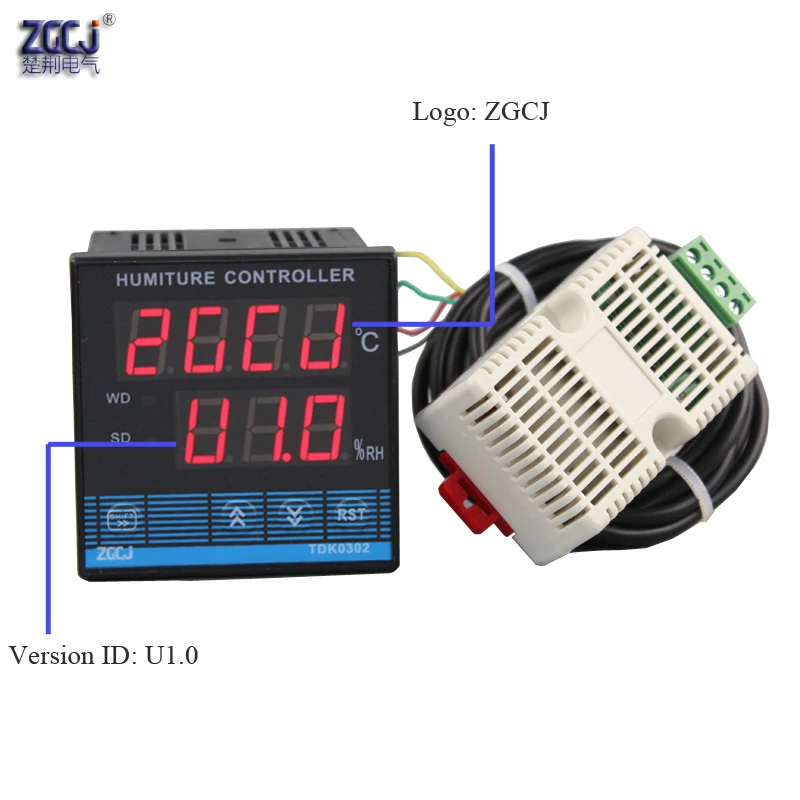 TDK0302 контроллер температуры и влажности с выходом DC volltage SSR выход цифровой дисплей TDK0302 контроллер влажности
