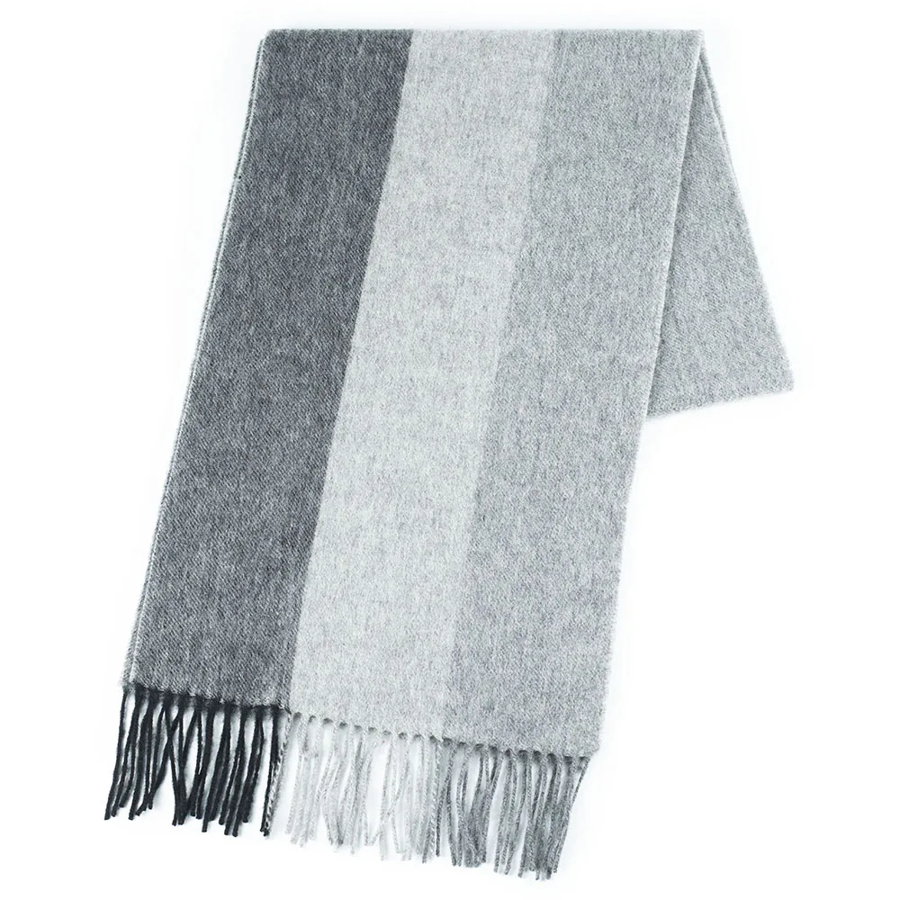 mens linen scarf Lamb Wool Cashmere Scarf Solid Plaid Tartan Stripe Long tassel Scarves Pashmina Shawl Wraps Foulard for man & women mens striped scarf