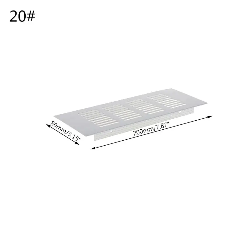 Aluminum Alloy Air Vent Grille 15-50cm