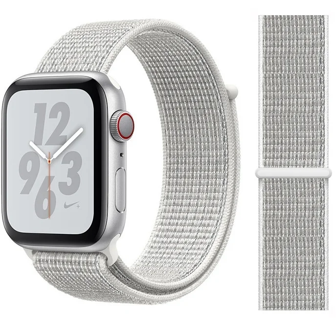51 summit white Ремешок для apple watch 5 44 мм 40 мм 42 мм 38 мм iwatch Series 3 2 1 нейлоновый спортивный ремешок для часов Браслет apple watch 5 4 band - Цвет ремешка: 51 summit white