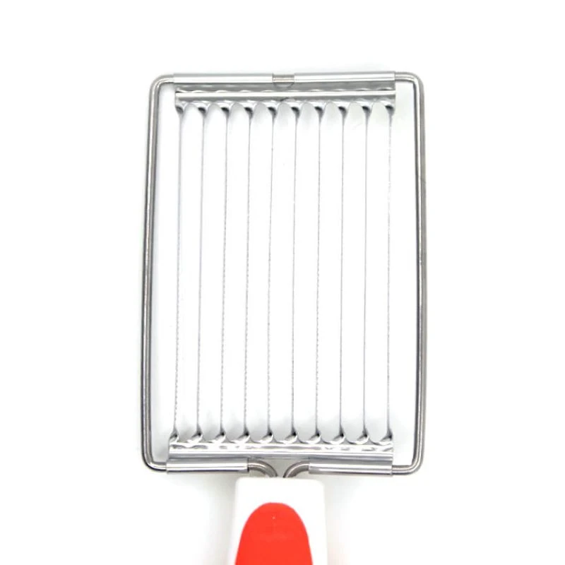 1 шт. новейший томатный слайсер из нержавеющей стали с зубчатым яйцом фрукты