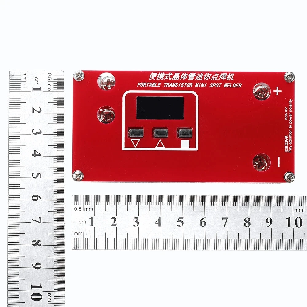 arc welders Portable Transistor DIY Mini Spot Welding Machine 18650 Lithium Battery LCD Display Screen Spot Welder with 2 Mos Tubes soldering irons & stations