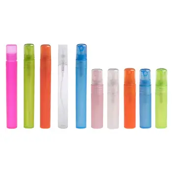 

5/10ml Empty Spray Bottle Travel Plastic Perfume Bottles Refillable Atomizer 5 Colors New