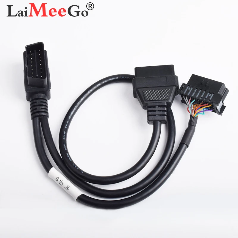 Car OBD2 One Point Two Extension Cable for BMW Toyota Original Interface OBD Dedicated Harness 16 Core |