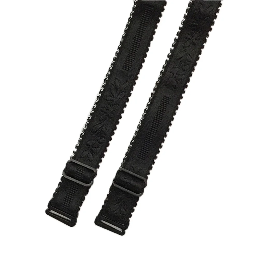 1.8cm No Magnet Bra Straps Wide Side Invisible Non-slip Bra Straps Multicolor Detachable Adjustable Double Shoulder Straps