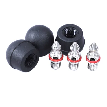 

3set Foot Stand Monopod Anti Slip Screw Mount With Cover Tripod Spike Camera Thread Stainless Steel For Gitzo CT1531 2531