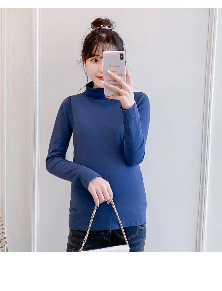 688# водолазка из хлопка для беременных, футболки для кормящих мам, осенняя облегающая футболка для кормления, Одежда для беременных женщин, топы для беременных