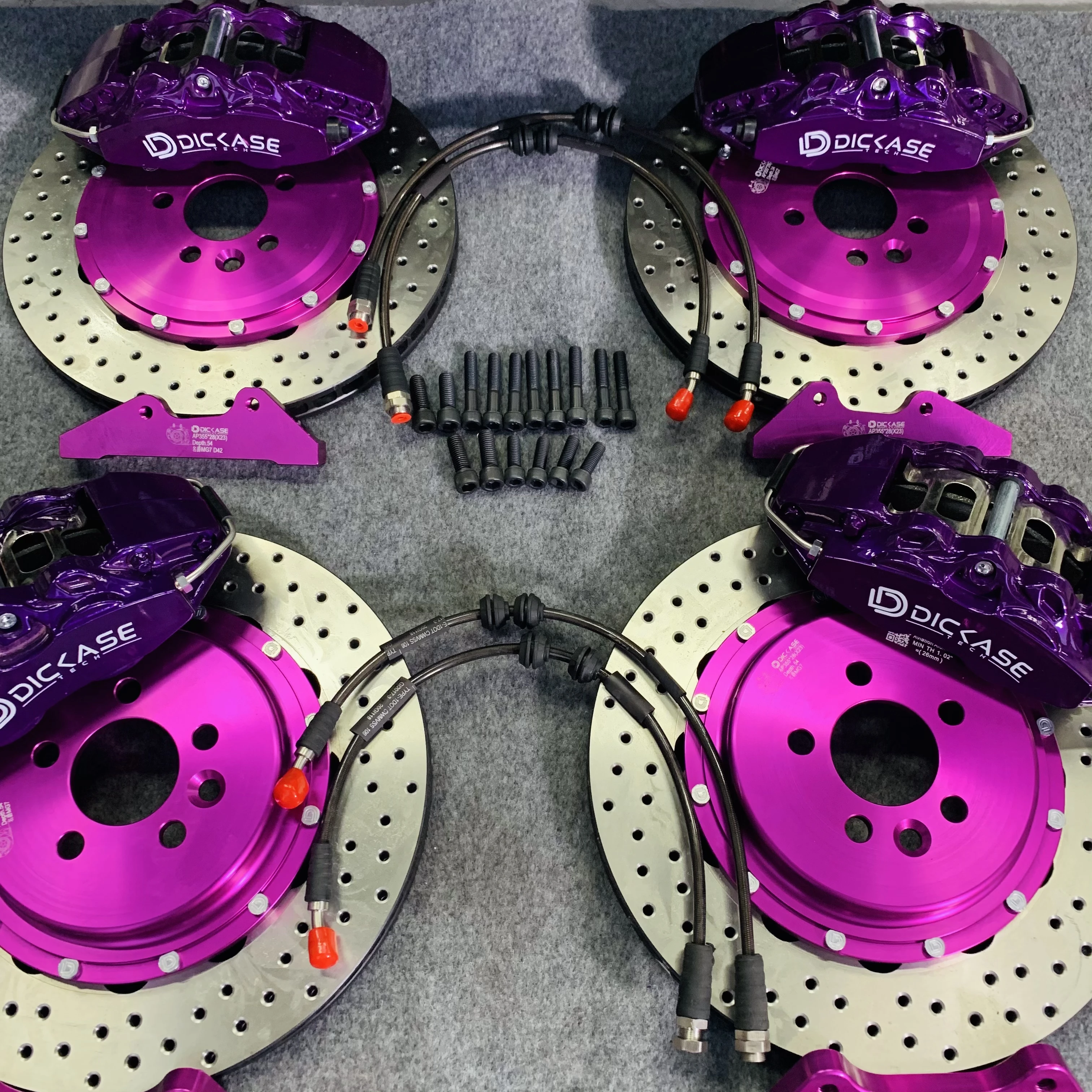 DEAL 6 ブレーキキャリパー パープル ファイナルコネクションECショップ / STEALTH NEW TYPE CALIPER KIT F