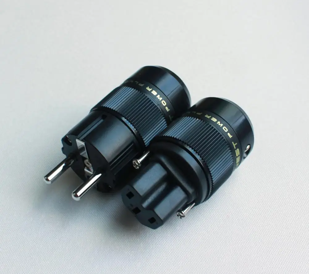 SONARQUEST High End родием EUR Schuko EU Мощность Plug& IEC разъем