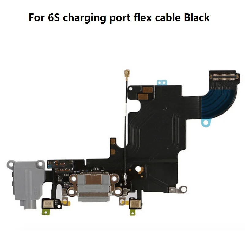 Black White Dock Charger Charging Port Connector Flex Cable Ribbon For iPhone 6 6S Plus | Мобильные телефоны и аксессуары