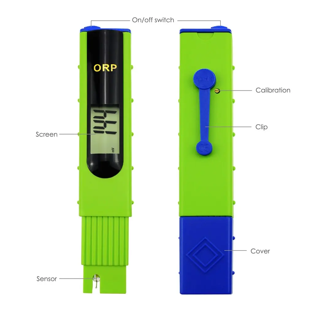 ORP Meter Tester -1999~1999mV 1-point Calibration Oxidation Reduction Potential Water Orp Tester Controller Swimming Pools Redox