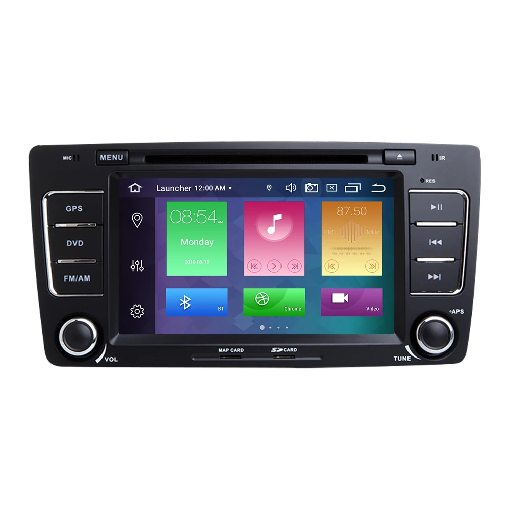 Best IPS DSP AutoRadio 2 Din Android 9.0 Car DVD Player For Skoda Octavia 2 3 A 5 A5 Yeti 2009-2013 GPS Navigation Multimedia Stereo 1