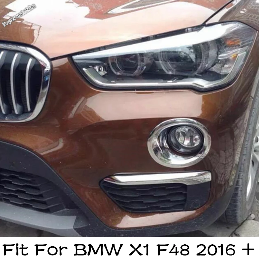 

Lapetus Front / Rear Fog Lights Foglight Lamp Cover Trim Bumper Protector Decoration Accessories ABS For BMW X1 F48 2016 - 2019