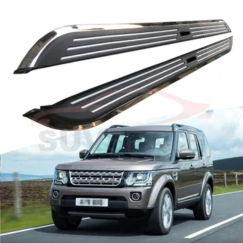 

Side step fits for Land Rover Discovery 3 4 2006-2016 running board nerf bar 2Pcs left right Aluminium side step side pedal