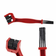 Красная щетка для чистки велосипедной цепи ABS инструмент для очистки мотоцикла и велосипеда Набор Щеток Для Чистки скруббера красный инструмент