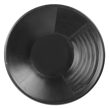 

Multifuction Black Plastic Gold Mining Pan Rushing Sifting Classifying Gold Tool Rushing Gold Pan