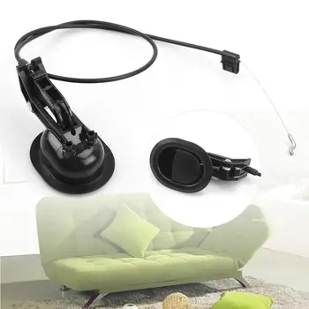

1pc Oval Recliner Sofa Chair Release Lever Handle Black Hard Plastic Cable Sofa Release Handle Chair Recliner Handle