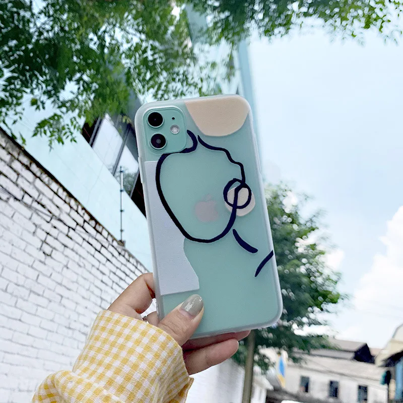 

The new ins cold wind mobile phone case is suitable for Apple 7 8Plus 11 ProMAX XR 12