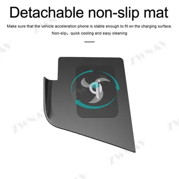 

QI car Infrared wireleess charger for Cadillac CT6 2017 2018 2019 Intelligent Infrared Fast Wireless Charging Car Phone Holder