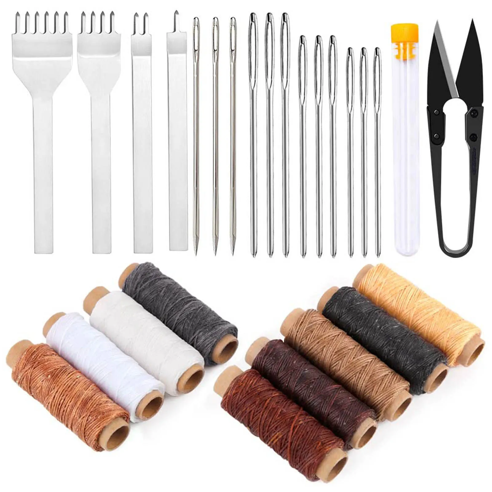 Set de perforatrice - 9 poinçons - Perforeuse/Perforatrice - La maison du  cuir - la fourrure, les boucles, les outils