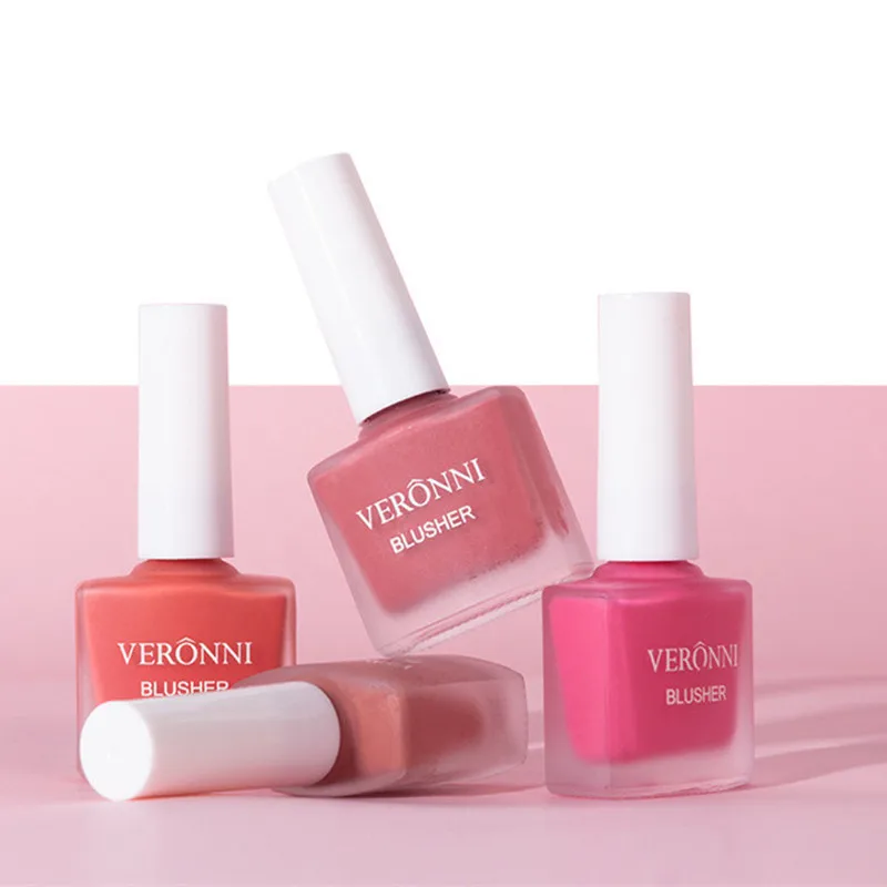 

VERONNI Juice Liquid Blush Monochrome Milk Tea Color Repair Volume To Enhance The Color New Blush румяна