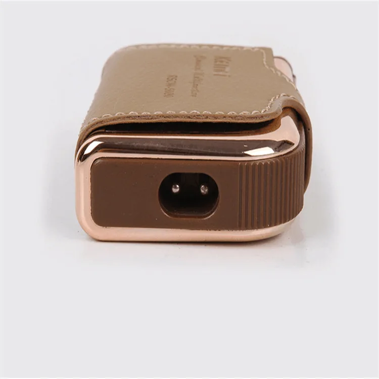 Kemei Reciprocating Leather Case Portable Electric Shaver KM-5600 Rechargeable Shaver